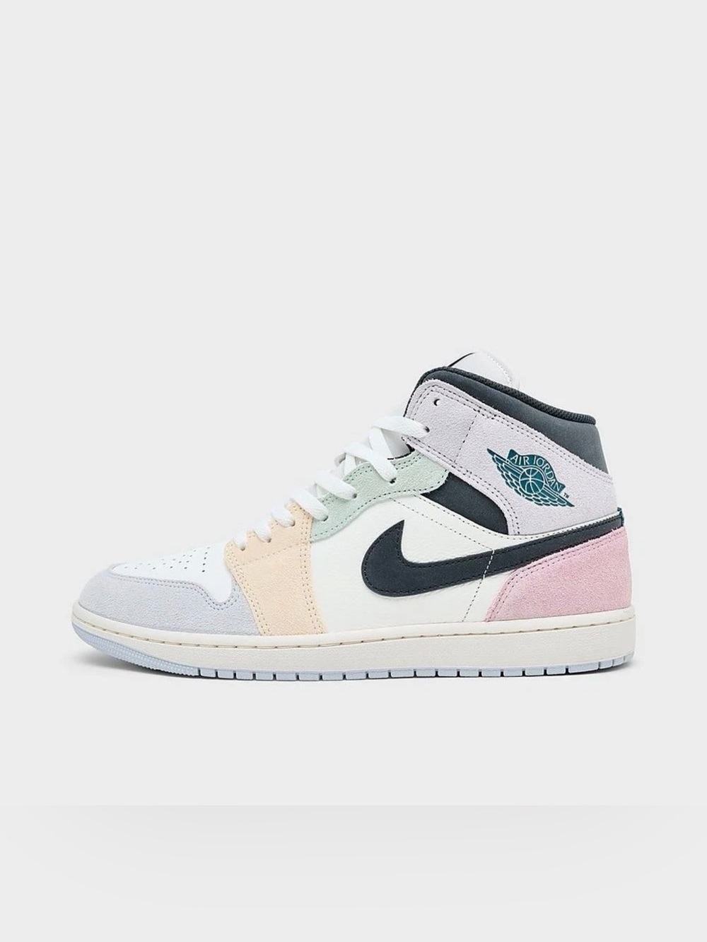 NIB Men Nike Jordan 1 Mid SE IB7110 100 Sail/Iced Jade/Anthracite/Jade Aura
